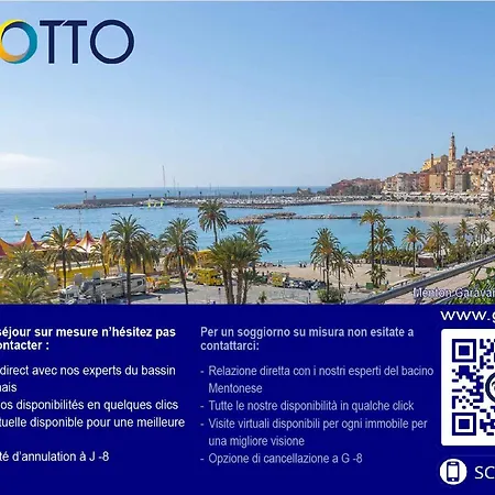Agreable Mezzanine Proche Plages Et Centre - Fr-1-196-372 Apartamento Menton